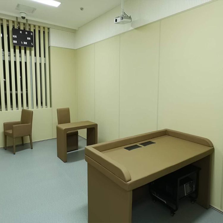 成都紀(jì)委防撞軟包談話室專用集成墻板
